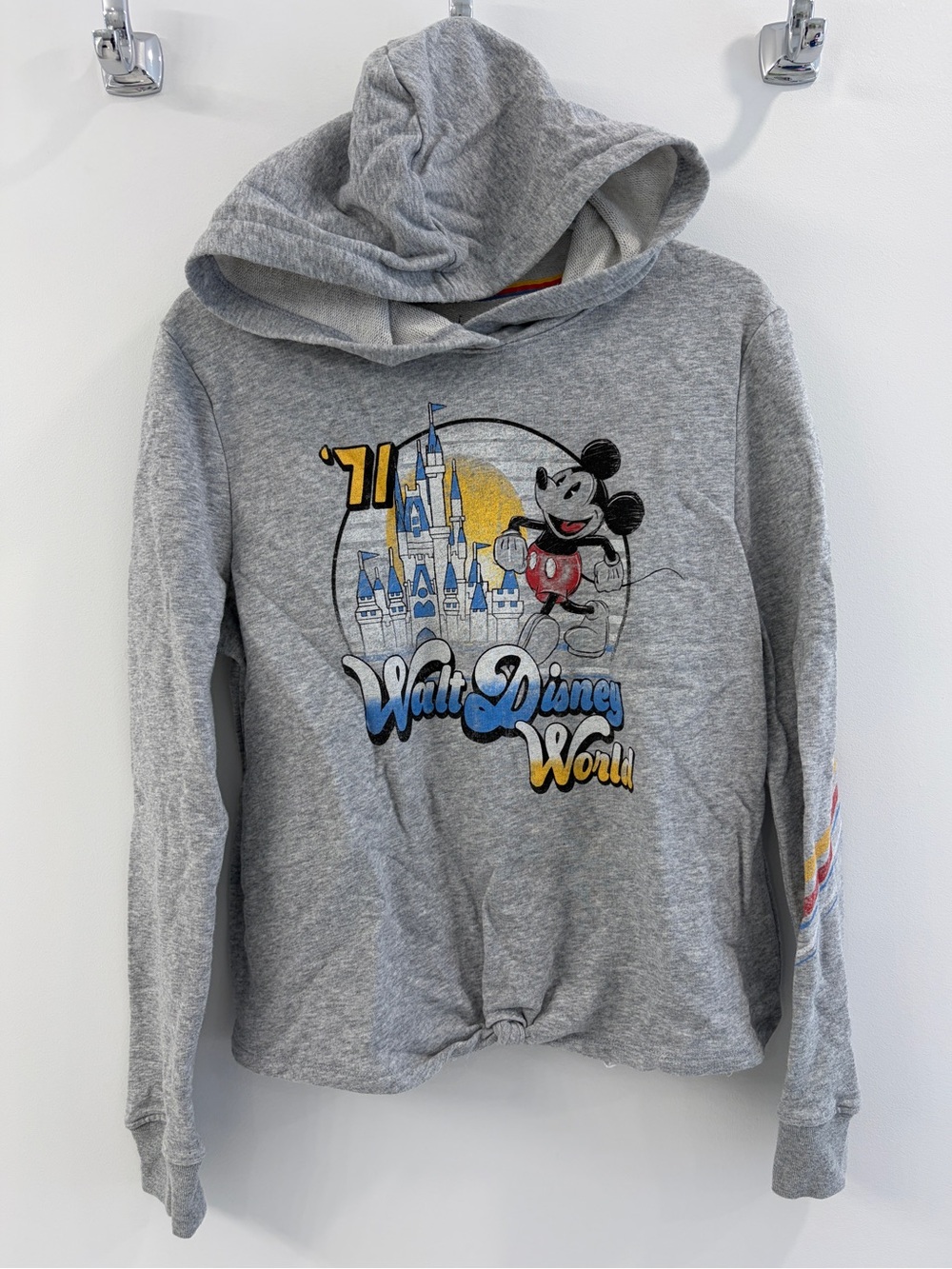 Walt Disney World Gray Mickey Mouse Hoodie - Large